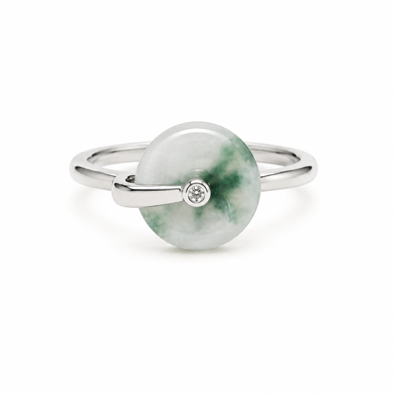Orbit Jade Ring
