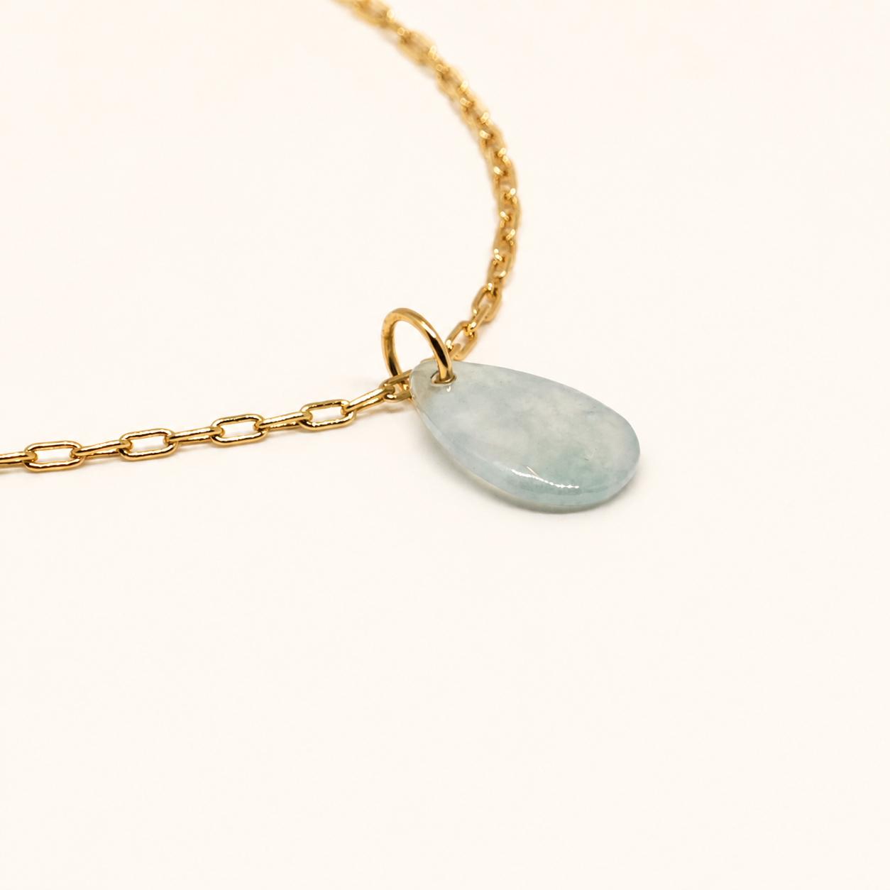 Dew Drop Jade Necklace