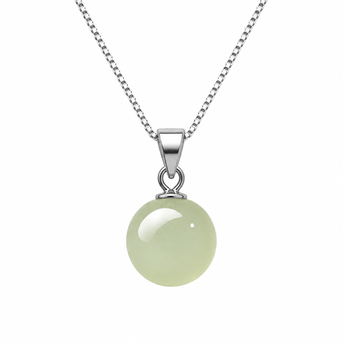 Single Hetian Jade Necklace