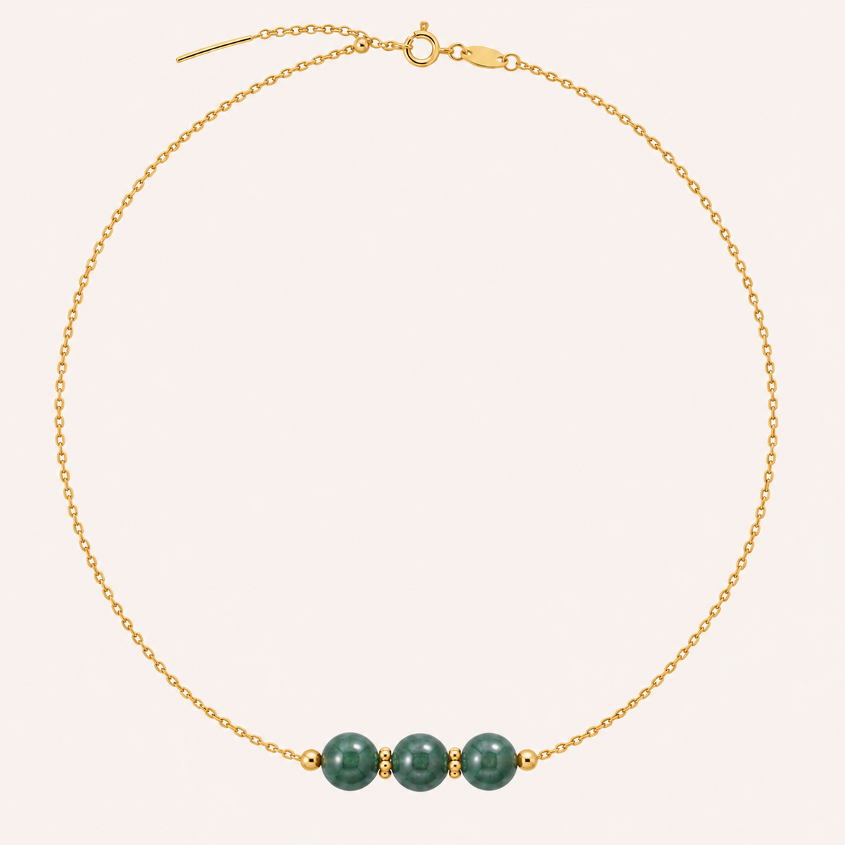 Trio Jade Necklace