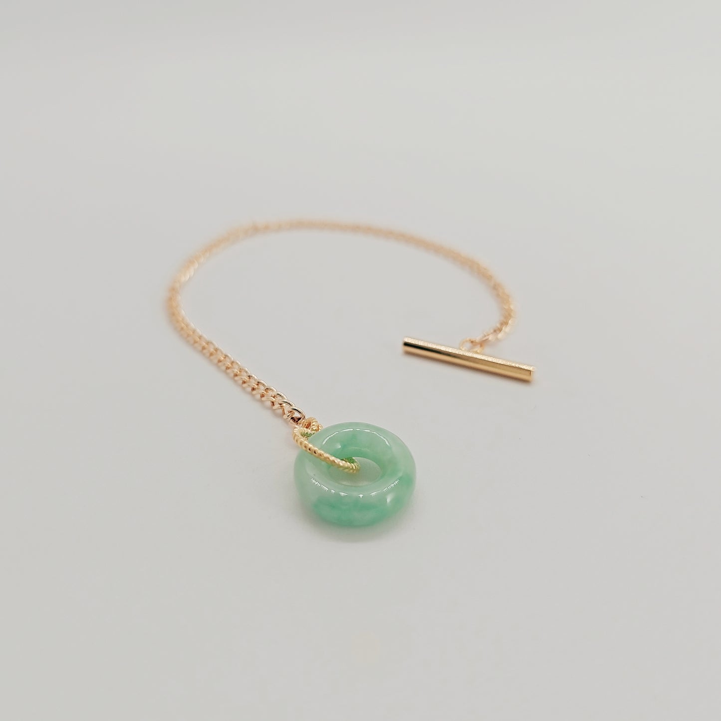 O.T Jade Bracelet (Gold + Green)