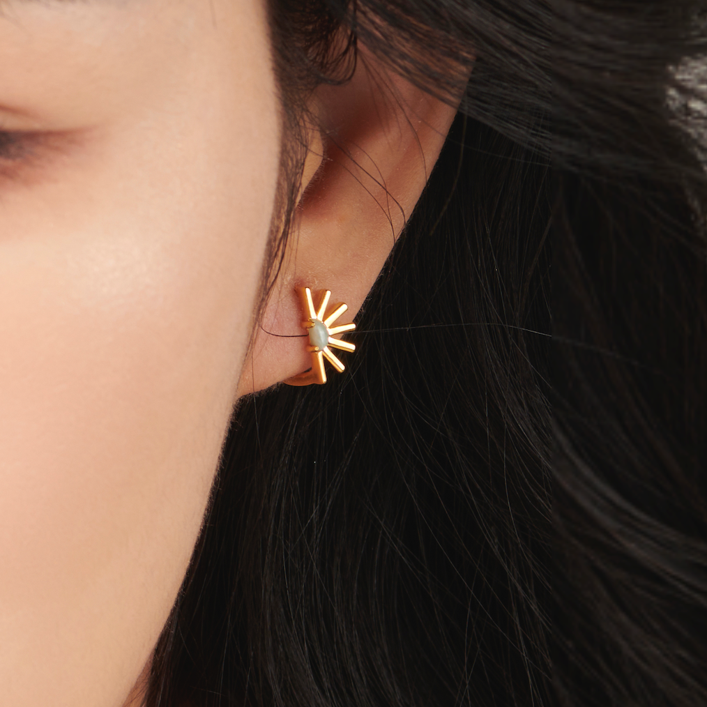 Sunbeam Jade Earring