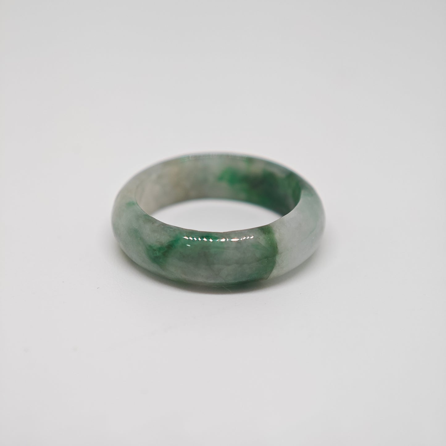 Mixed Emerald Jade Ring