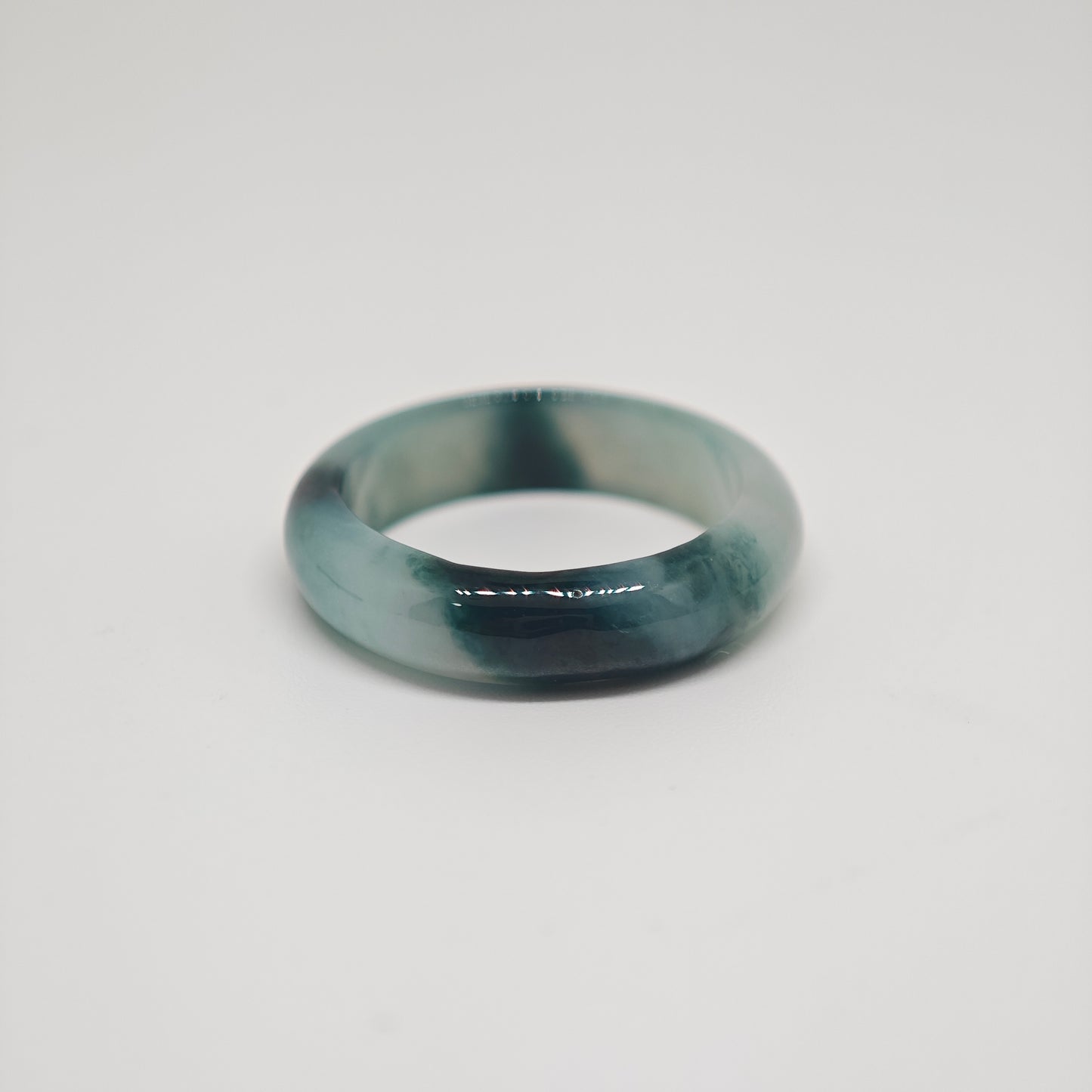 Mixed Emerald Jade Ring
