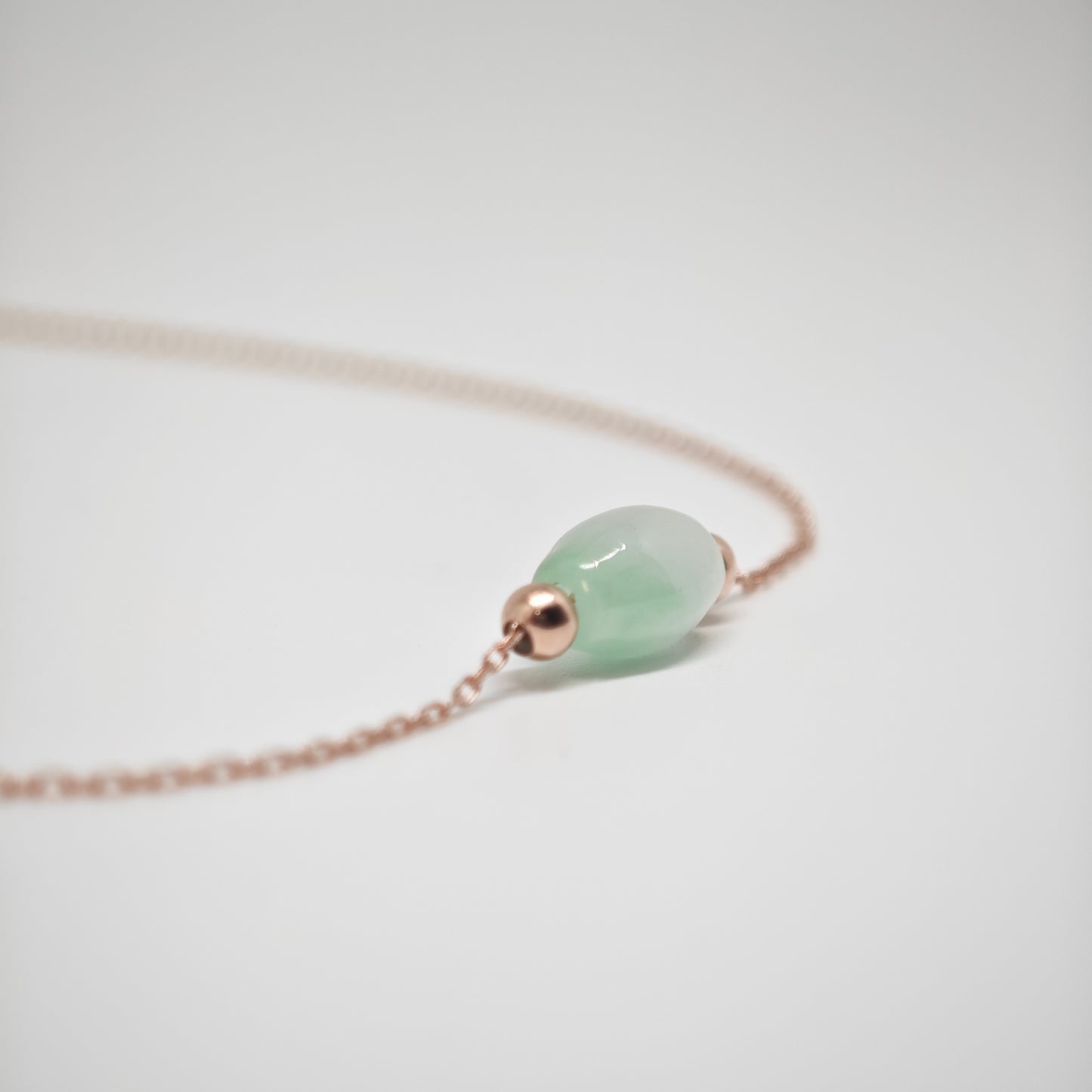 Jade Barrel Necklace