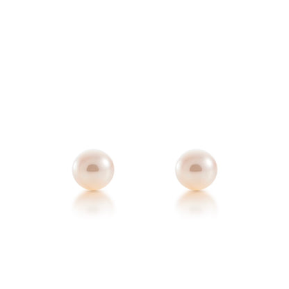 18k Gold Akoya Pearl Stud