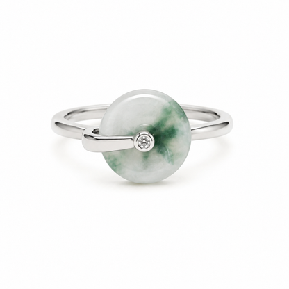 Orbit Jade Ring