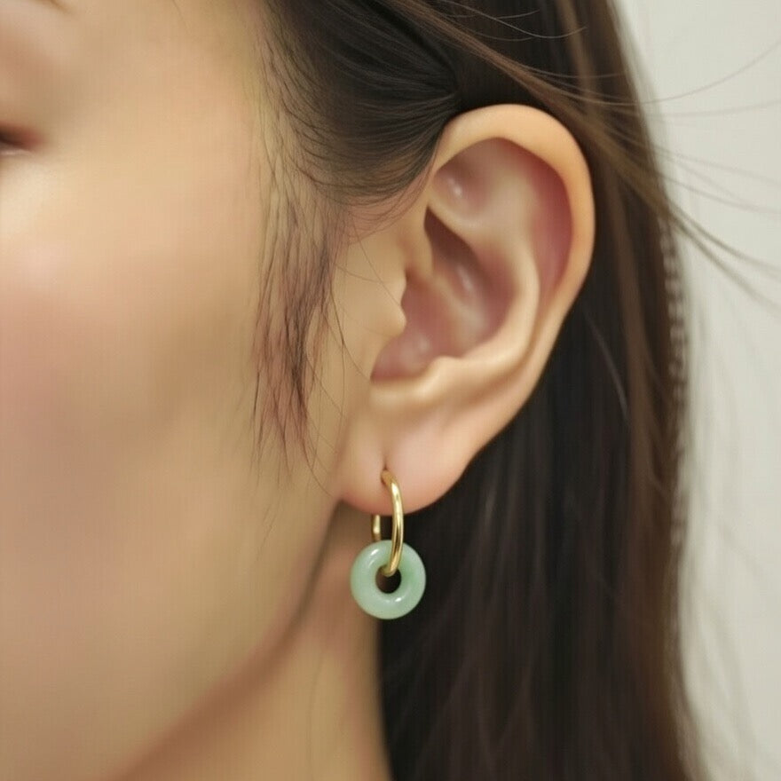Golden Halo in Seafoam Green