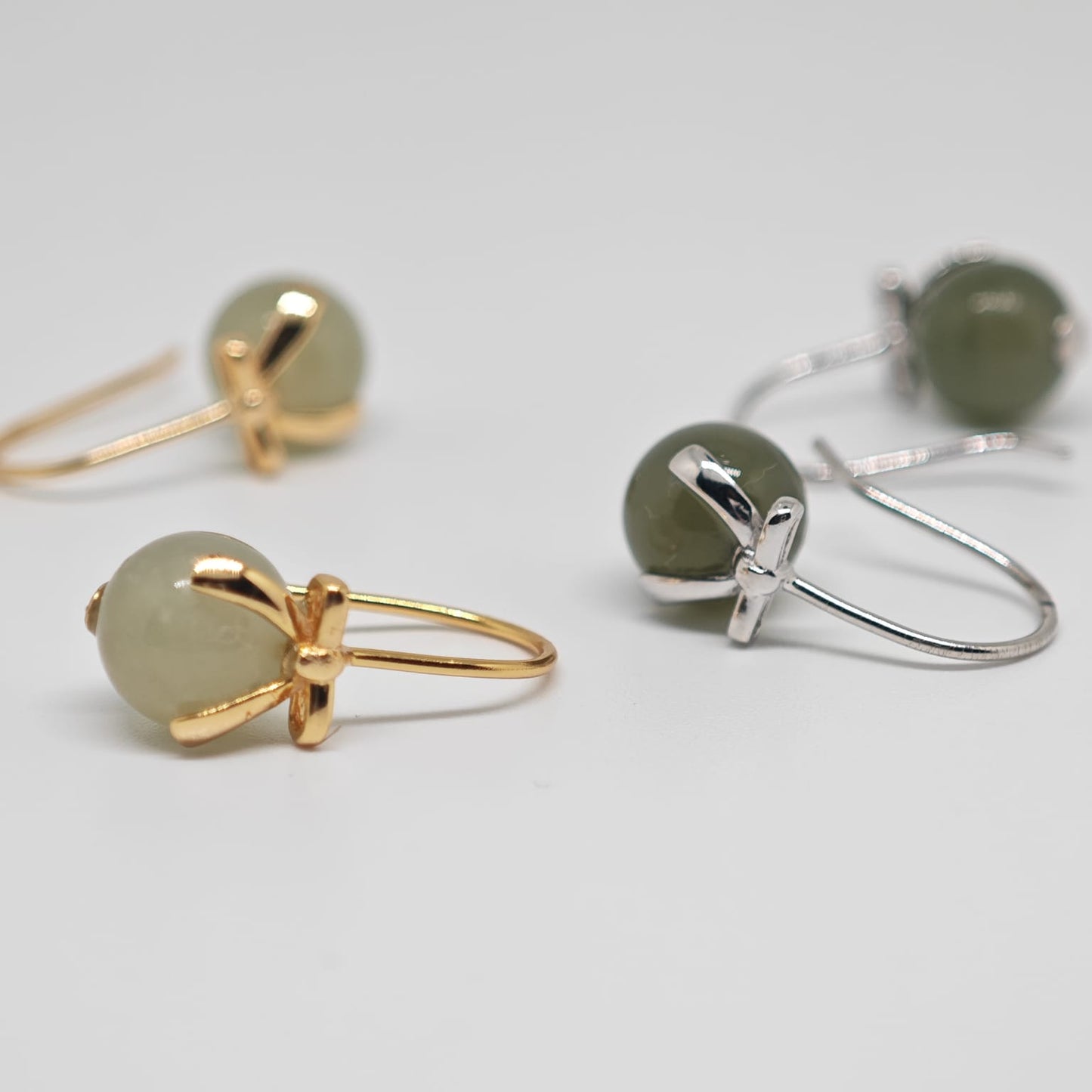 Jade Trinket Earhook