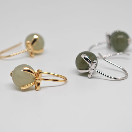 Jade Trinket Earhook