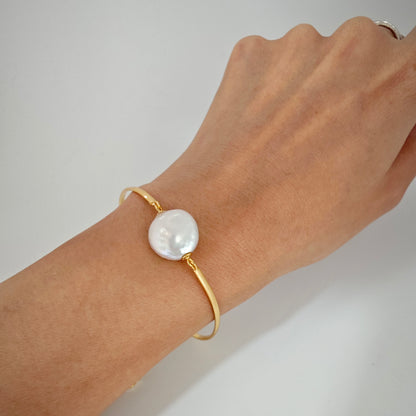 Baroque Pearl Bangle