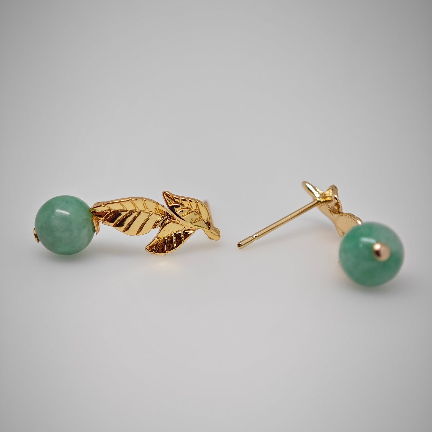 Jade Pine Earring