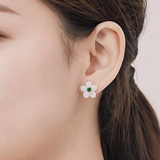 Hua Jade Earring