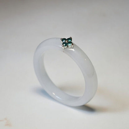 Bespoke Jade Ring (Verde Emerald Green)