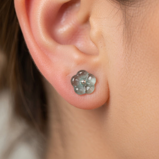 Hua Jade Earring (Green)