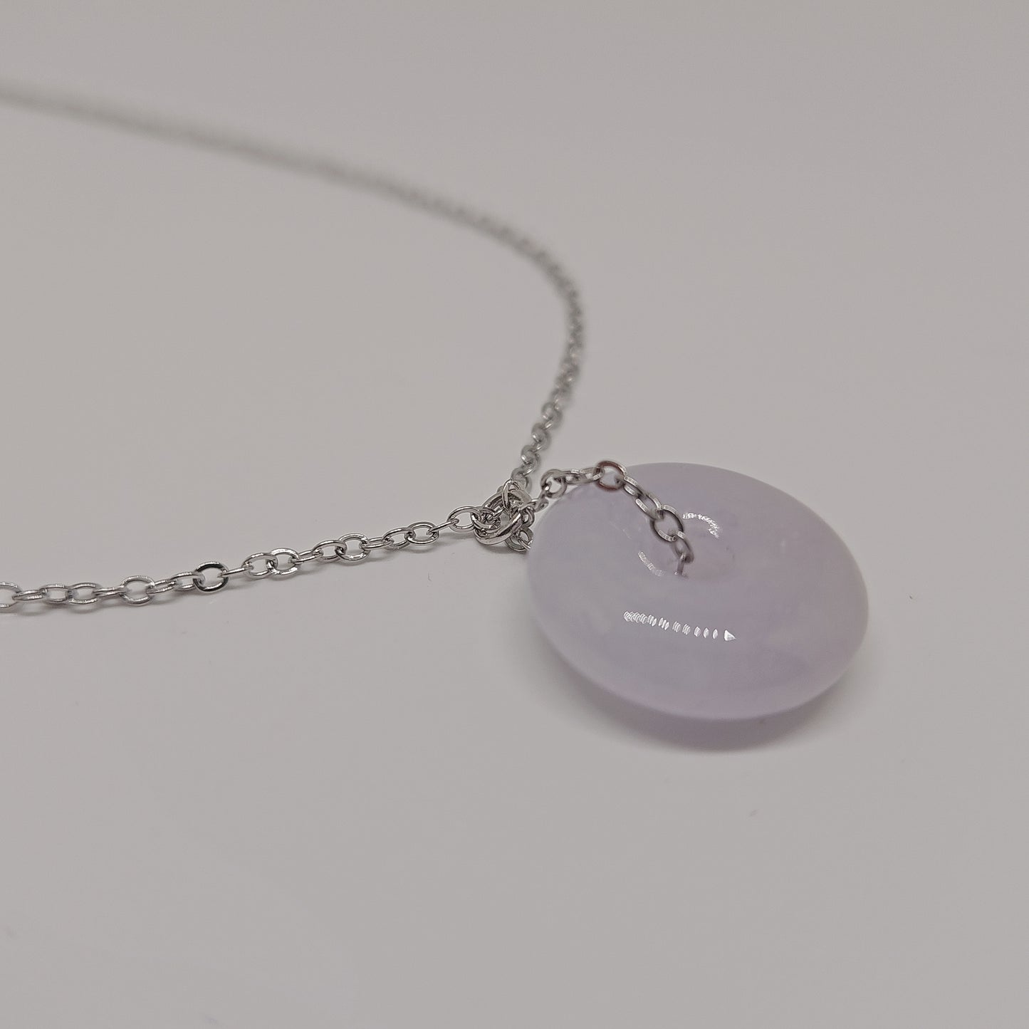 All Chain Jade Necklace