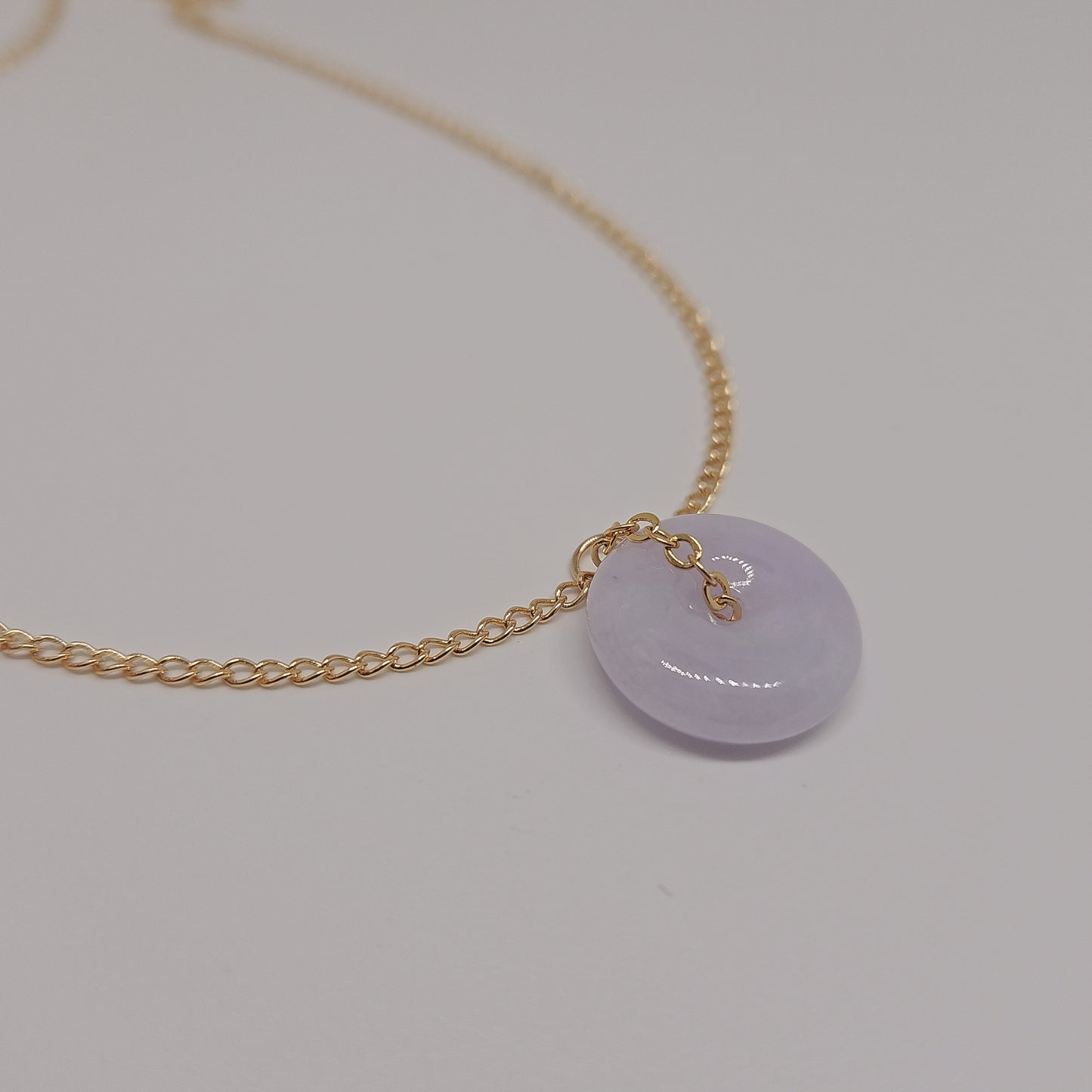 All Chain Jade Necklace