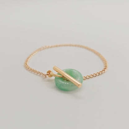 O.T Jade Bracelet (Gold)