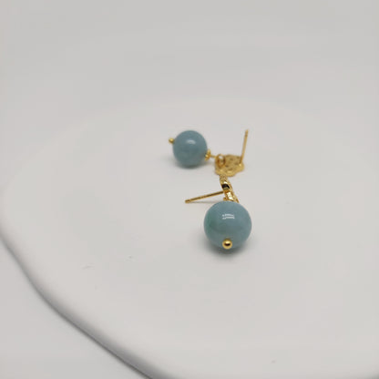 Infinity Knot Jade Earring