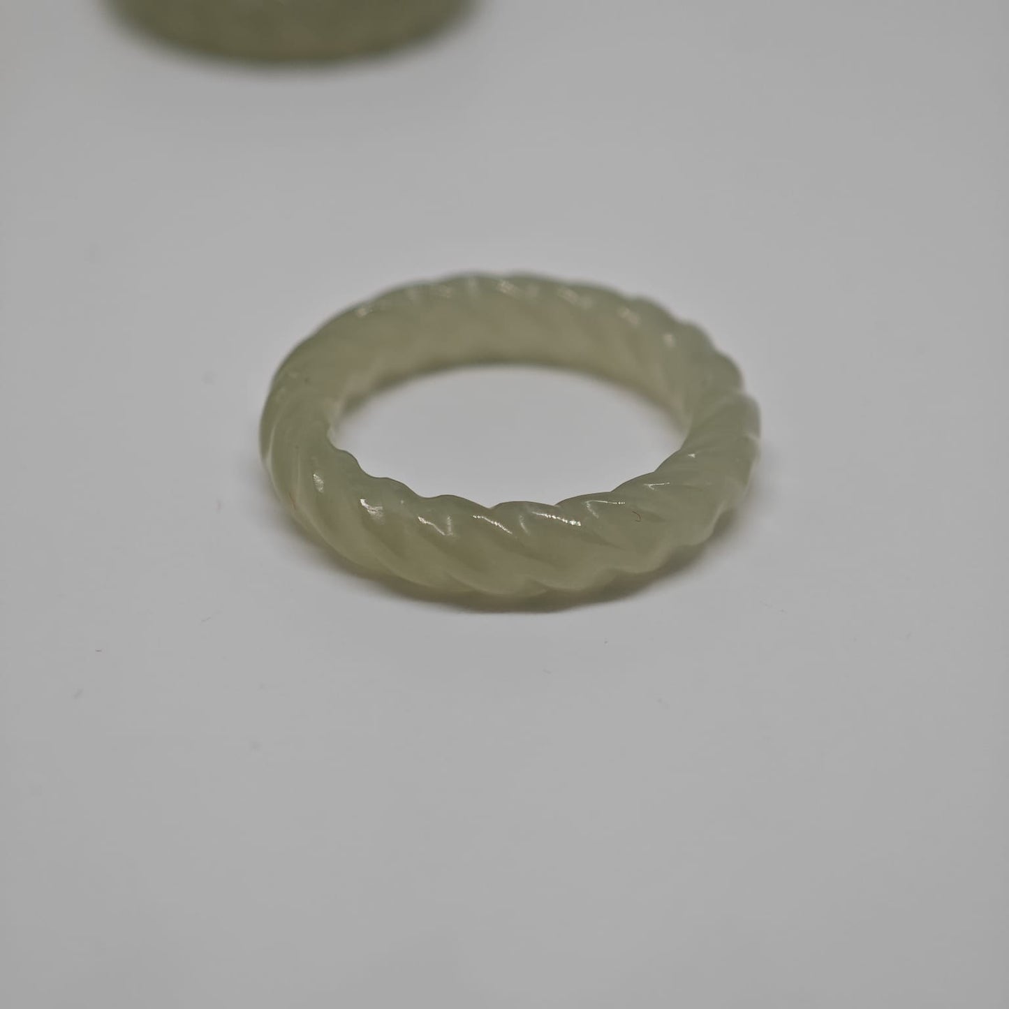Pleated Jade Ring