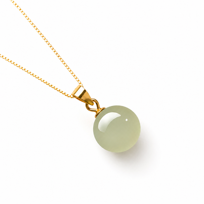 Single Hetian Jade Necklace