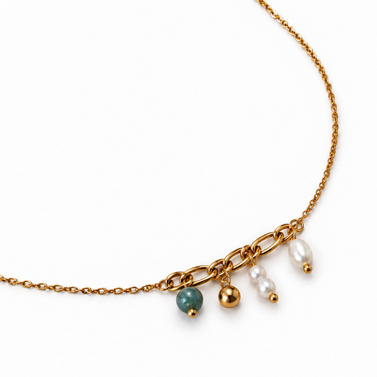 Charm Cluster Necklace