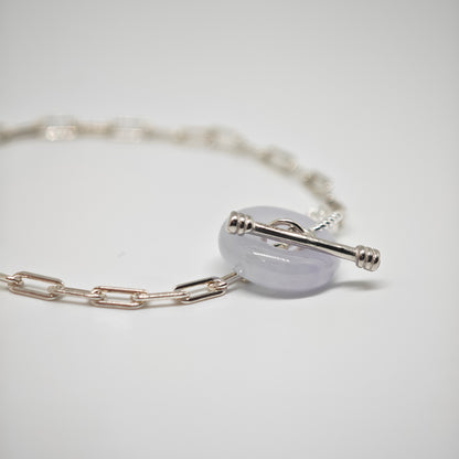 O.T Jade Bracelet (Silver + Lavender Jade)