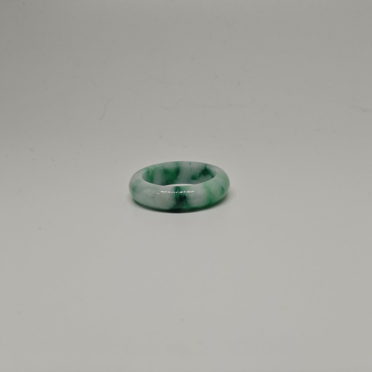 Clearance Sale - Plain Jade Ring (Mixed Tone)