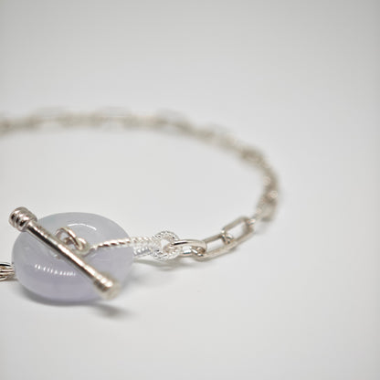 O.T Jade Bracelet (Silver + Lavender Jade)