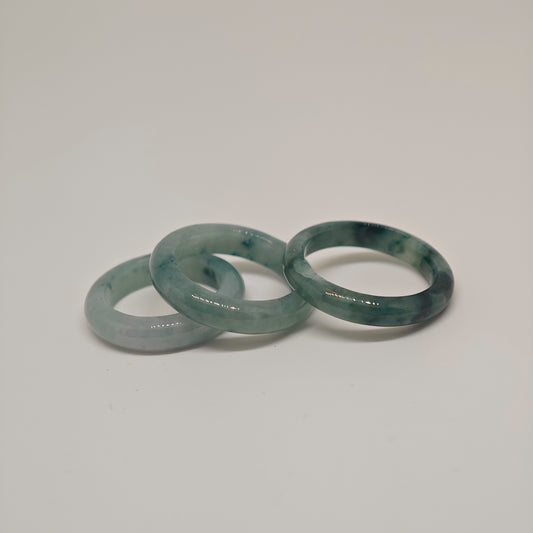 Mixed Emerald Jade Ring