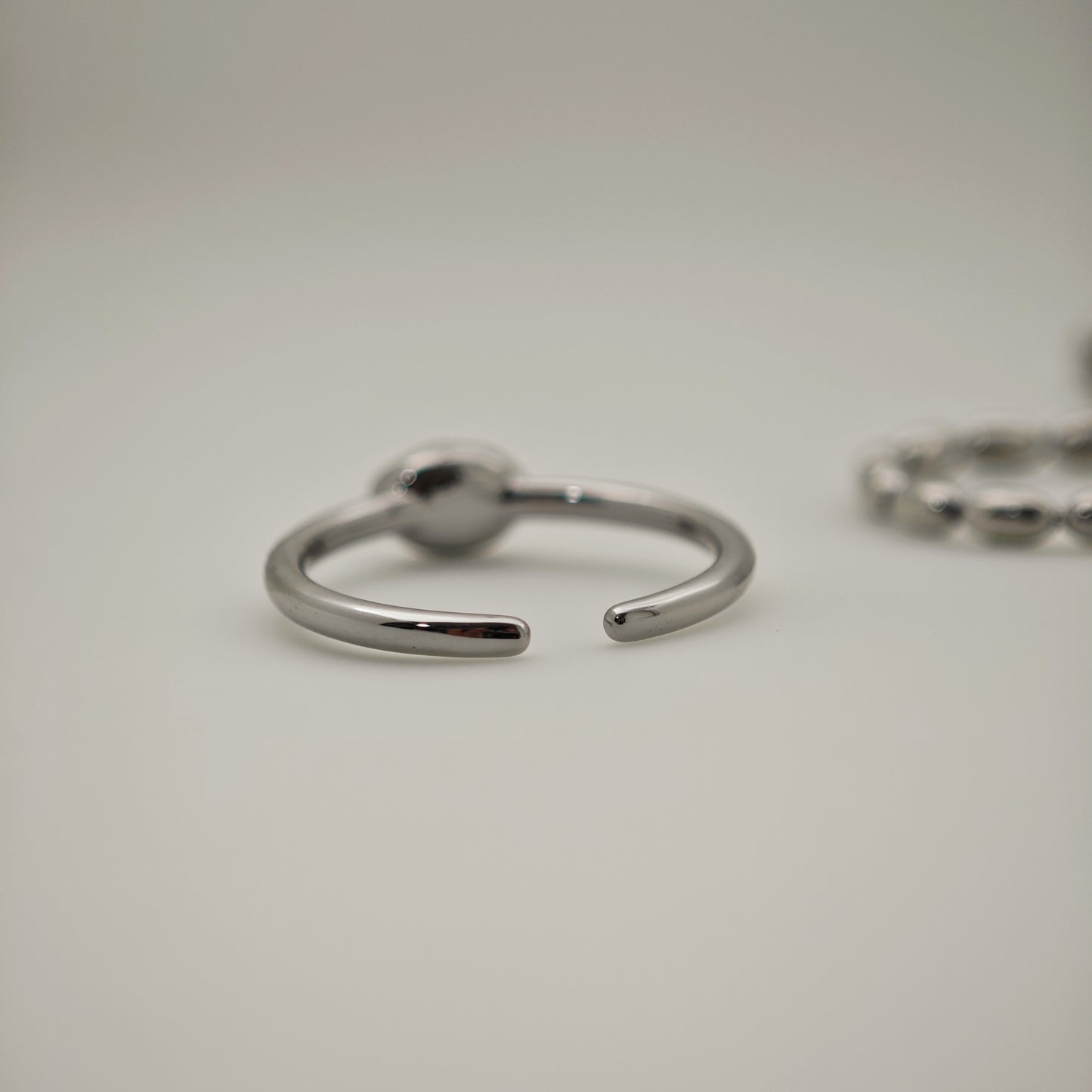 Ava Pearl Ring Set (Adjustable)