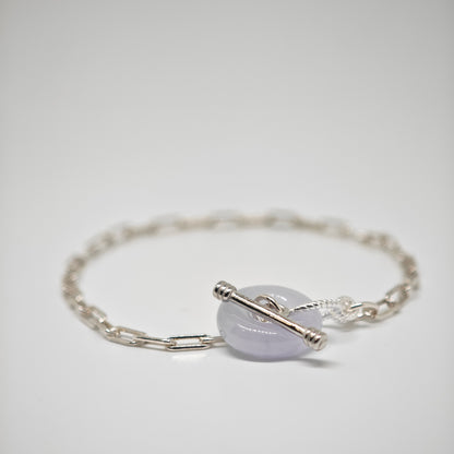 O.T Jade Bracelet (Silver + Lavender Jade)