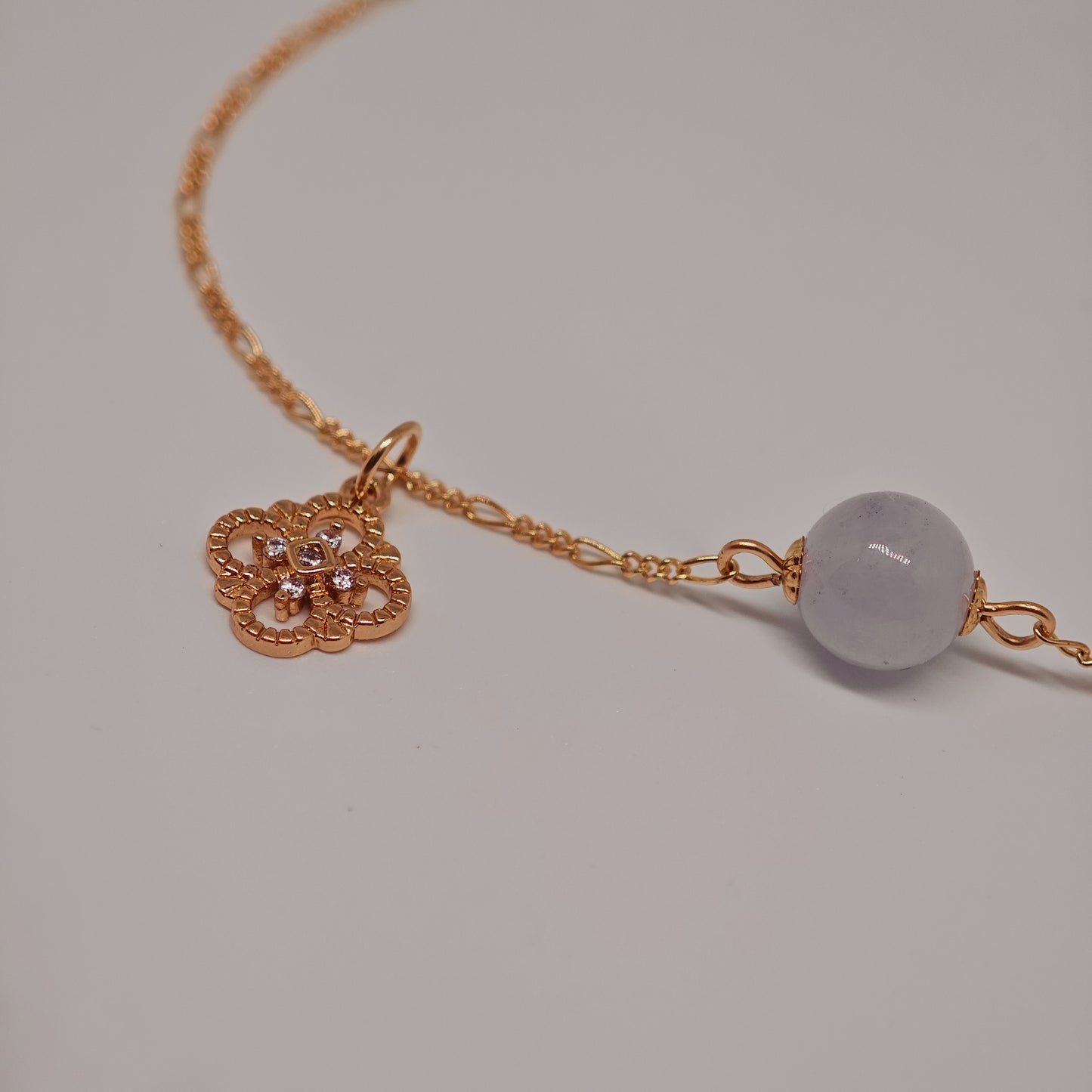 Embroidery Jade Charm Bracelet