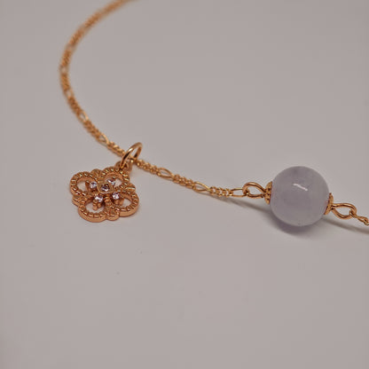 Embroidery Jade Charm Bracelet