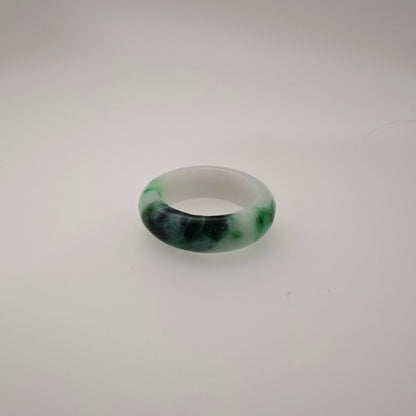 Clearance Sale - Plain Jade Ring (Mixed Tone)