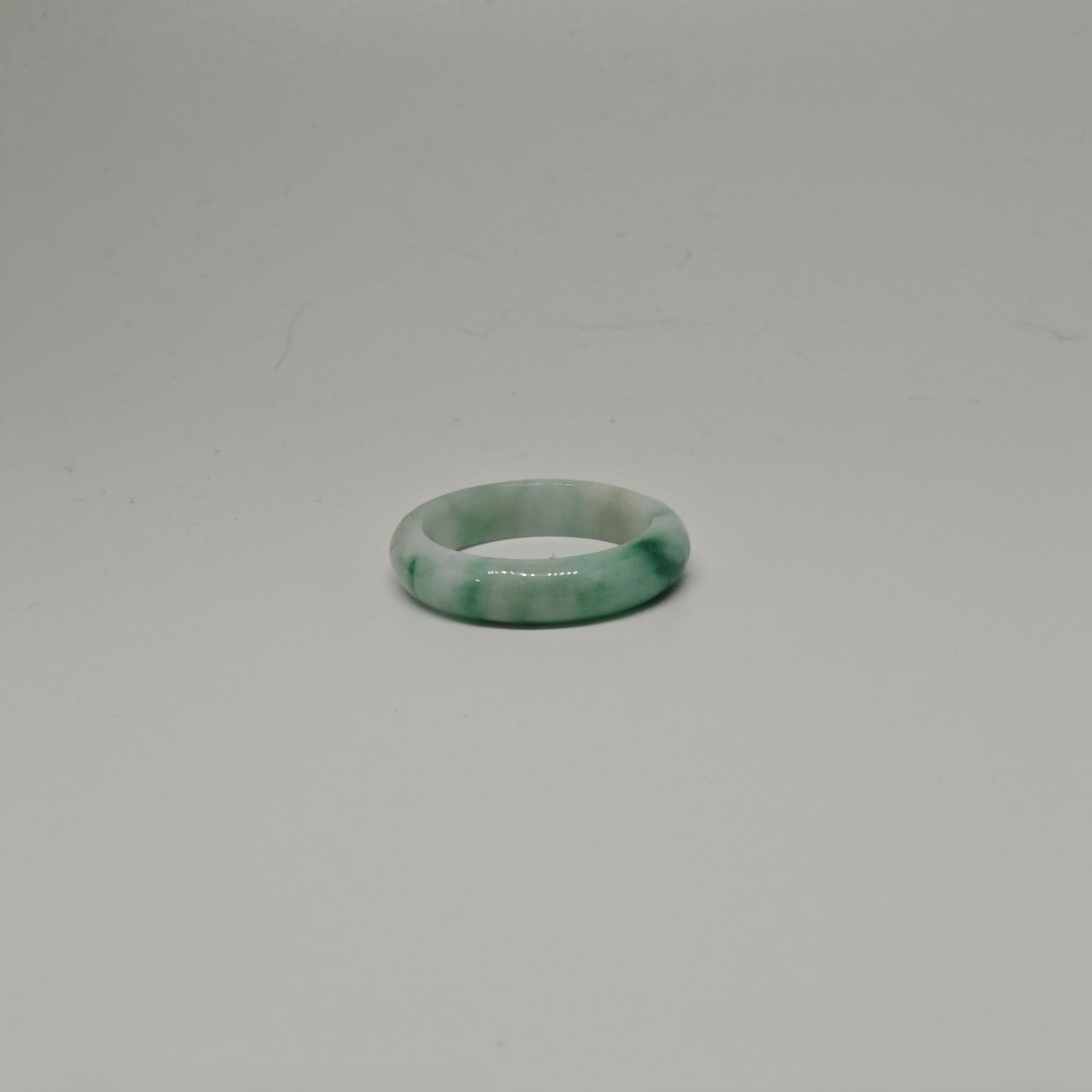 Clearance Sale - Plain Jade Ring (Mixed Tone)