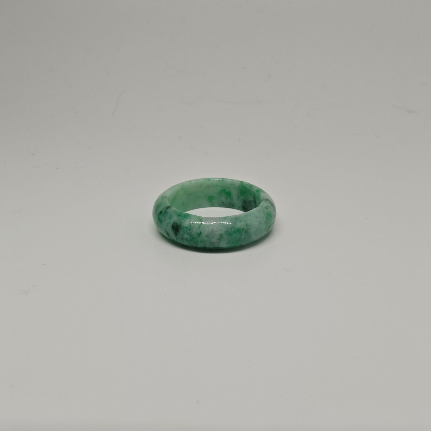 Clearance Sale - Plain Jade Ring (Mixed Tone)