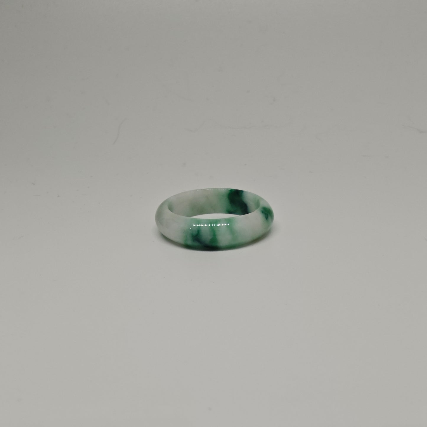 Clearance Sale - Plain Jade Ring (Mixed Tone)
