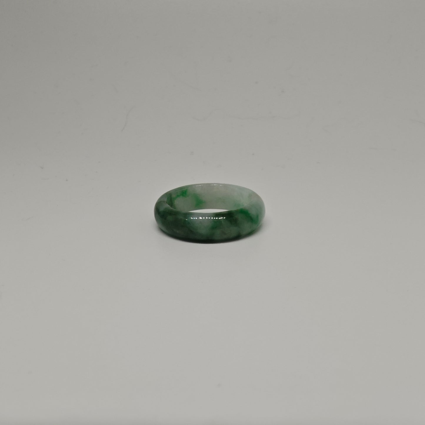 Clearance Sale - Plain Jade Ring (Mixed Tone)