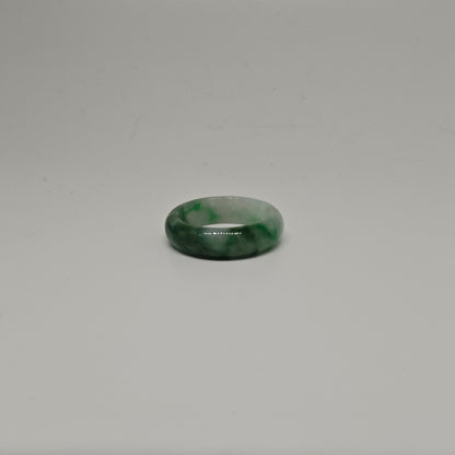 Clearance Sale - Plain Jade Ring (Mixed Tone)